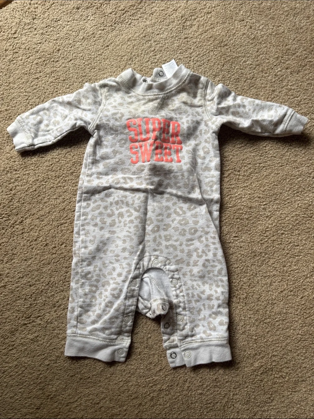 Baby Romper Lot 3M | Carter’s & Neutral Ribbed Romper